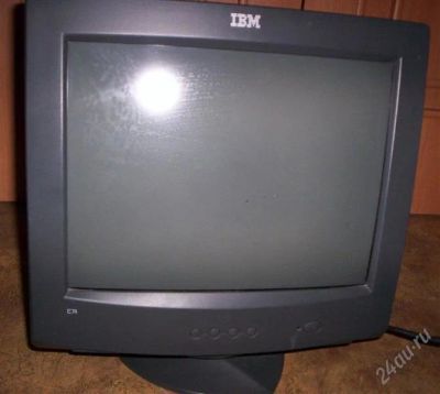 Лот: 1321696. Фото: 1. Монитор 17' IBM E74 чёрный. ЭЛТ-мониторы