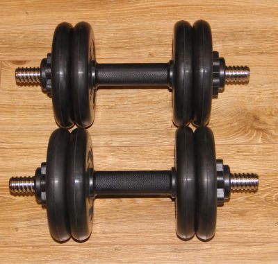 Лот: 6855635. Фото: 1. Гантели обрезиненные (MB Barbell... Гантели