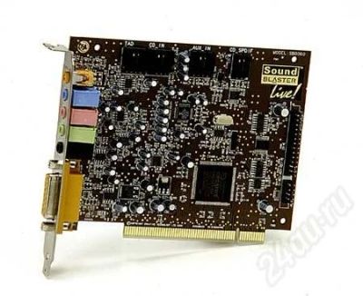 Лот: 206071. Фото: 1. Sound Blaster Live!5.1 Digital. Звуковые карты