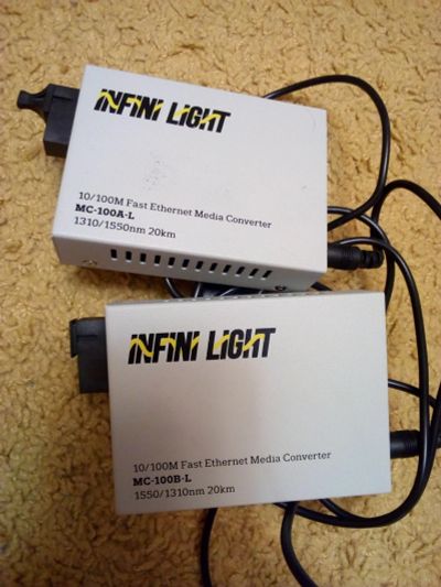 Лот: 18730061. Фото: 1. Медиаконвертер Infini Light MC-100A-L... Коммутаторы
