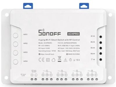 Лот: 19846502. Фото: 1. Умное реле WiFi реле Sonoff 4CH... Другое (радиодетали  (электронные компоненты))