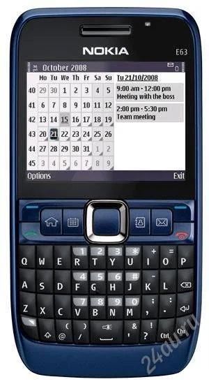 Лот: 1110165. Фото: 1. Nokia E63 мертвая. Смартфоны