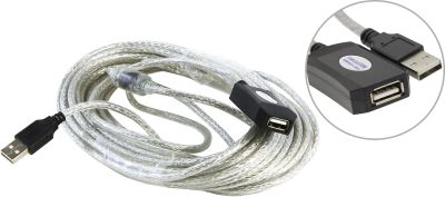 Лот: 20036095. Фото: 1. Кабель удлинительный USB2.0 Am-Af... Шлейфы, кабели, переходники