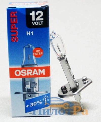 Лот: 10177703. Фото: 1. Лампа H1 Osram 12В 55Вт + 30... Оптика и освещение