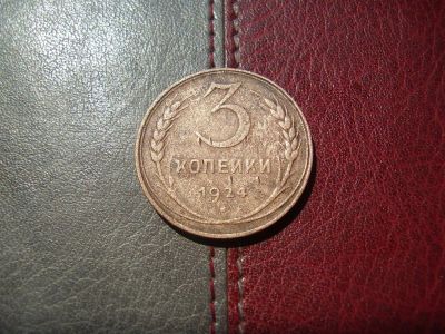 Лот: 4234568. Фото: 1. 3 копейки 1924. Россия и СССР 1917-1991 года