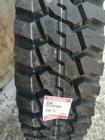 Лот: 13047767. Фото: 1. 315 80r22.5 Bridgestone L355 Япония... Шины