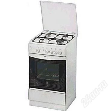 Лот: 1132776. Фото: 1. Газовая плита Indesit K244G(W... Плиты, духовые шкафы, варочные поверхности