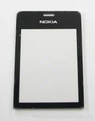Лот: 7755289. Фото: 1. Стекло Nokia 515 Dual Черное... Дисплеи, дисплейные модули, тачскрины