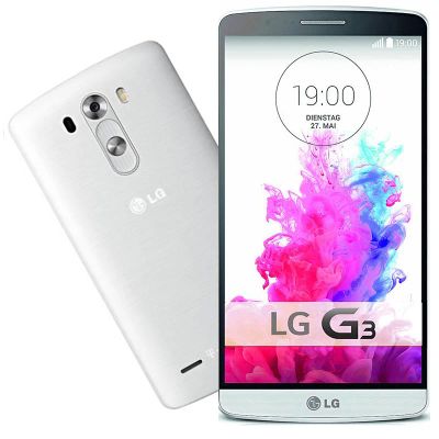 Лот: 8573686. Фото: 1. Lg g3 d855 белый обмен на iphone... Смартфоны