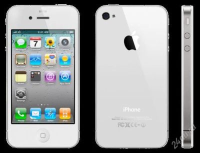 Лот: 3099215. Фото: 1. iPhone 4 16gb Белый. Смартфоны