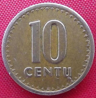 Лот: 1589136. Фото: 1. (№750/LF) 10 центов 1991 (Литва... Страны СНГ и Балтии
