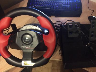 Лот: 8236576. Фото: 1. Руль Logitech WingMan Formula... Рули, джойстики