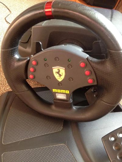 Лот: 4334589. Фото: 1. Руль momo Ferrari Logitech. Рули, джойстики