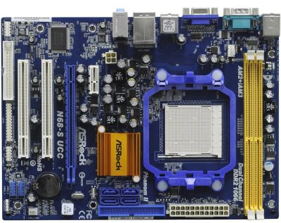 Лот: 6914820. Фото: 1. ASRock N68-S UCC (гарантия 1 месяц... Материнские платы