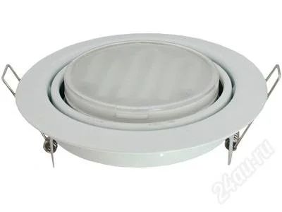 Лот: 957224. Фото: 1. Ecola GX53 H4 220V белый 38х106мм. Другое освещение