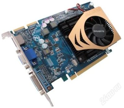 Лот: 1294673. Фото: 1. PCI-Ex16 Gigabyte Radeon HD4670... Видеокарты