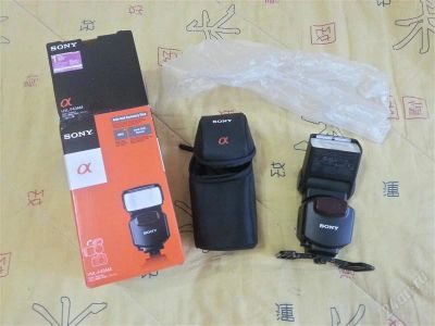 Лот: 2844409. Фото: 1. Вспышка Sony HVL-F43AM. Вспышки, осветители, рассеиватели