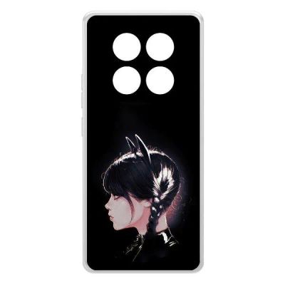 Лот: 25086334. Фото: 1. Чехол Krutoff Clear Case "Уэнсдей... Чехлы, бамперы