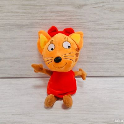Лот: 17132327. Фото: 1. Три кота, мягкая игрушка, 26см... Мягкие