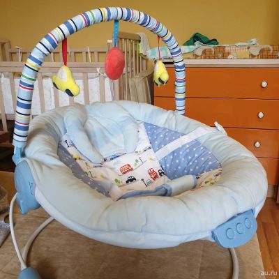 Лот: 16880362. Фото: 1. Детский шезлонг гамак mothercare. Ходунки, прыгунки, качели