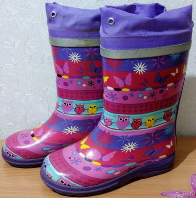 Лот: 14755364. Фото: 1. Резиновые сапоги р.28 по стельке... Сапоги