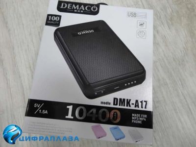 Лот: 17515447. Фото: 1. Внешний аккумулятор 10400 mAh... Внешние, портативные аккумуляторы для смартфонов (Power bank)