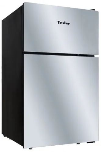 Лот: 24596807. Фото: 1. Холодильник Tesler RCT-100 Mirror. Холодильники, морозильные камеры