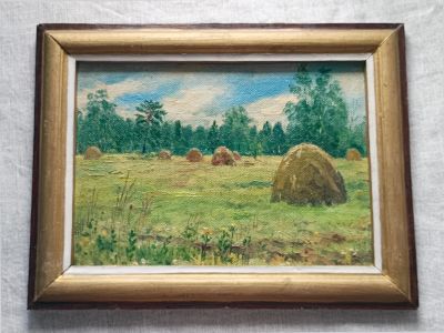 Лот: 22488737. Фото: 1. Картина маслом пейзаж (Ефимов... Картины, рисунки