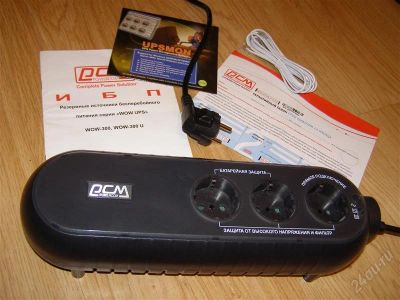 Лот: 770594. Фото: 1. PowerCom WOW-300U. ИБП, аккумуляторы для ИБП