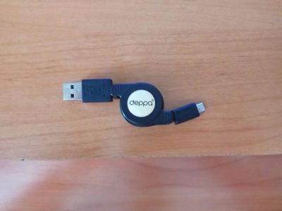 Лот: 10497512. Фото: 1. USB-кабель телескопический. Дата-кабели, переходники