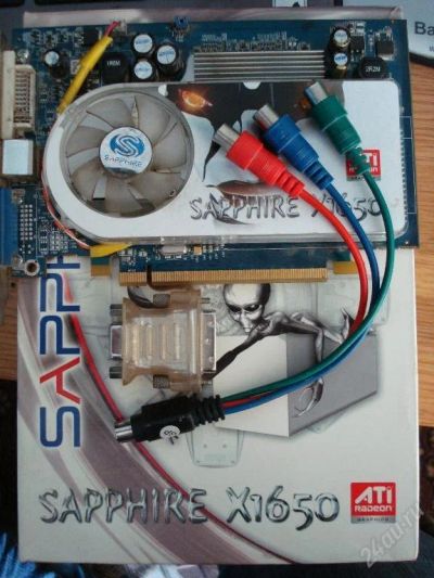 Лот: 71719. Фото: 1. Sapphire Radeon X1650 600 Mhz... Видеокарты