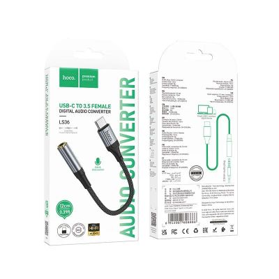 Лот: 25794367. Фото: 1. АДАПТЕР HOCO LS36 USB-C to 3.5... Дата-кабели, переходники
