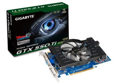Лот: 7803088. Фото: 1. Gigabyte GeForce GTX 550 ti. Видеокарты