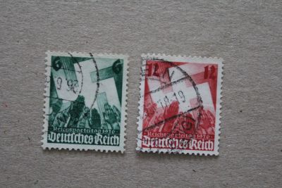 Лот: 24399484. Фото: 1. Германия 1936 года. 3 Рейх. Съезд... Марки