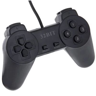 Лот: 3204107. Фото: 1. PS One Controller Black. Аксессуары для игровых приставок, консолей, геймпады