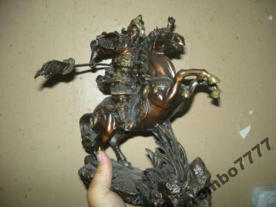 Лот: 5820602. Фото: 1. воин.конь.лошадь.бронза.самурай... Скульптуры