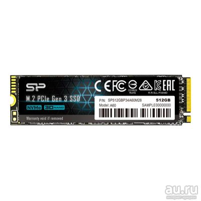 Лот: 17846660. Фото: 1. SSD M.2 NVMe 512GB Silicon Power... SSD-накопители
