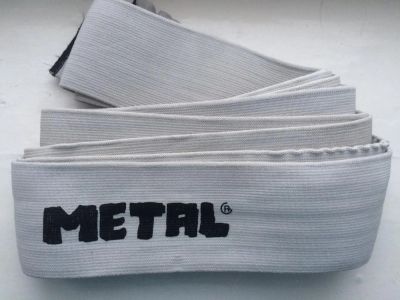 Лот: 6774348. Фото: 1. Бинты коленные "Metal Silver". Другое (спортивные товары)