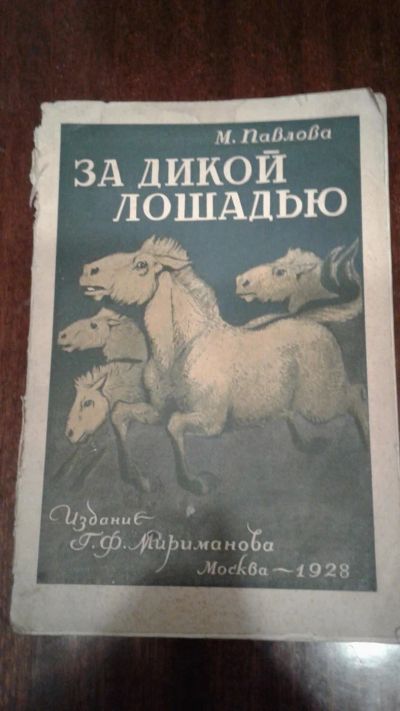 Лот: 11511978. Фото: 1. Детская книжка "За дикой лошадью... Предметы интерьера и быта