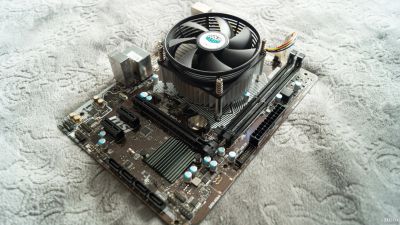 Лот: 17910484. Фото: 1. Процессор Intel I5-7400+материнская... Процессоры