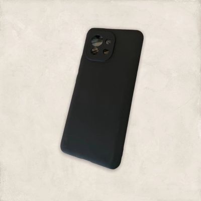 Лот: 18820216. Фото: 1. Чехол Xiaomi Mi 11 Силикон (черный... Чехлы, бамперы