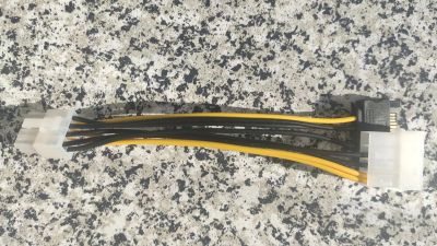 Лот: 25898425. Фото: 1. Переходник питания для видеокарты. Шлейфы, кабели, переходники