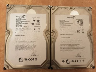 Лот: 14782015. Фото: 1. Жёсткие диски 1 TB Неисправны. Жёсткие диски (HDD)