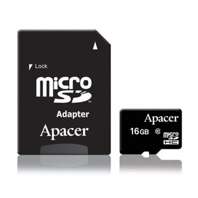 Лот: 10329685. Фото: 1. MicroSD 8 GB Apacer Class 10 UHS-I... Карты памяти