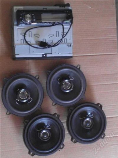 Лот: 2098636. Фото: 1. автомагнитола ЛАДА + 4 колонки... Автомагнитолы
