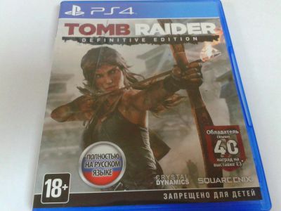 Лот: 4884533. Фото: 1. Продам диск Tomb Raider для Ps4... Игры для консолей