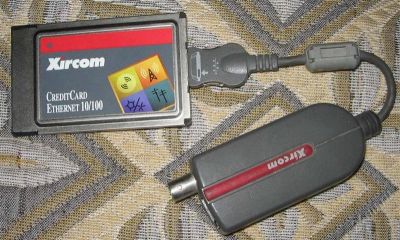 Лот: 2315723. Фото: 1. Сетевая карта PCMCI Xircom (витая... Сетевые карты