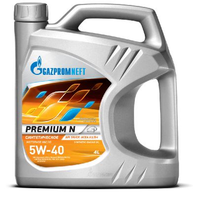 Лот: 23329782. Фото: 1. GAZPROMNEFT Premium P 5W40 API... Масла, жидкости