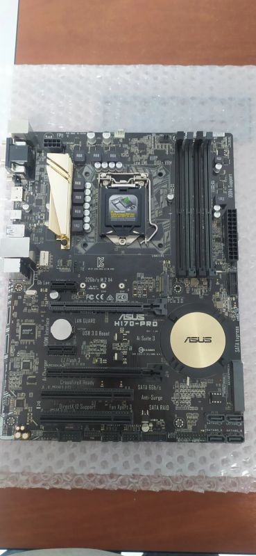 Лот: 19682411. Фото: 1. Материнская плата asus h170-pro... Материнские платы