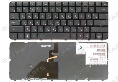 Лот: 16351434. Фото: 1. Клавиатура HP Folio 13 (RU) черная... Клавиатуры для ноутбуков